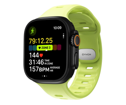 Pasek i akcesoria do zegarków Nomad Tempo Band Apple Watch 49mm / Ultra lime